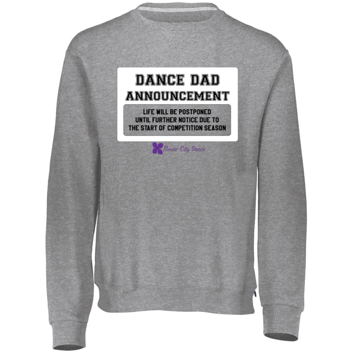 FCD Dance Dad Dri-Power Fleece Crewneck Sweatshirt