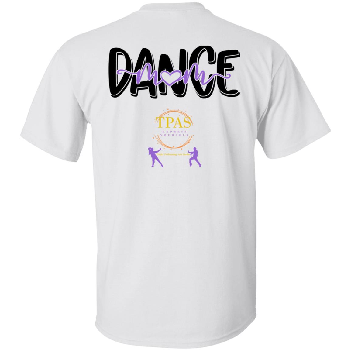 TPAS Dance Mom with Heart 100% Cotton T-Shirt