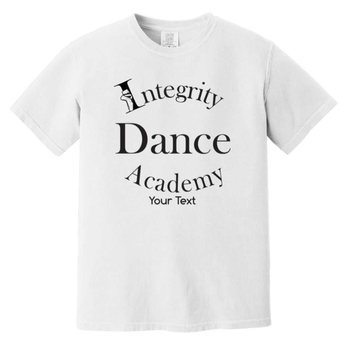 Integrity Dance Academy Personalized Heavyweight Garment-Dyed T-Shirt