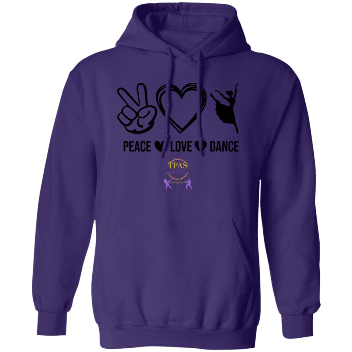 TPAS Peace Love and Dance Pullover Hoodie