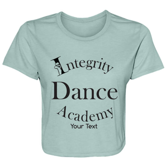 Integrity Dance Academy Personalized Flowy Cropped Tee