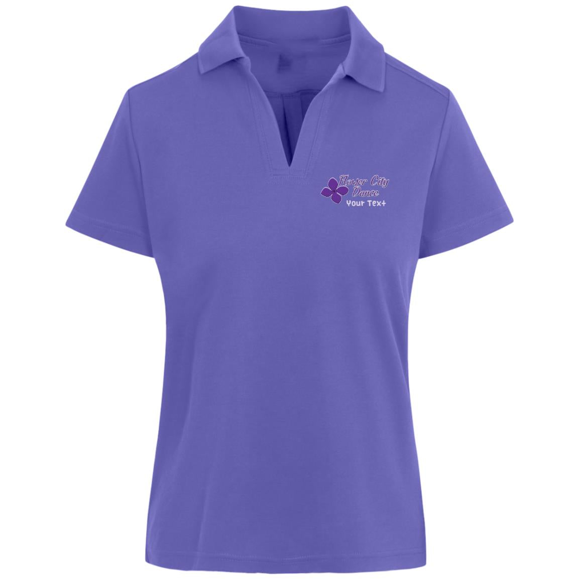 FCD Personalized CrownLux Womens Plaited Polo