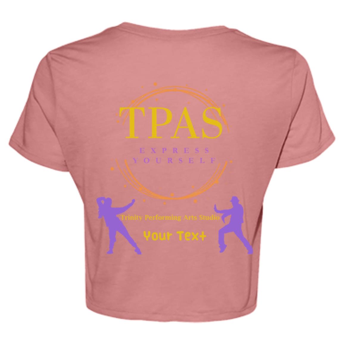 TPAS Ladies' Flowy Cropped Tee