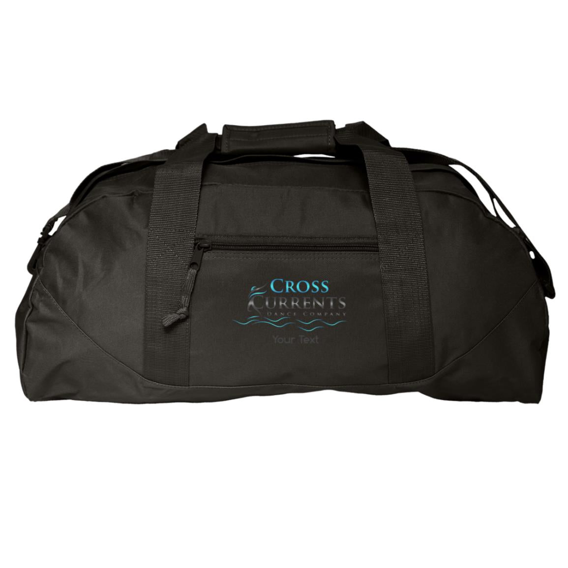 Cross Currents Personalized Large Square Duffel