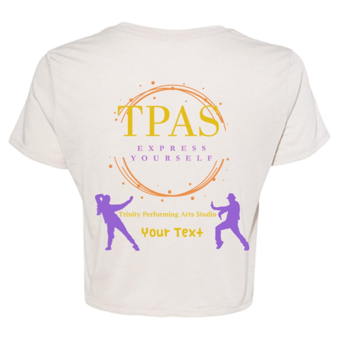 TPAS Ladies' Flowy Cropped Tee