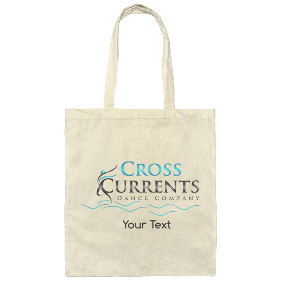 Cross Currents Personalized Canvas Tote Bag