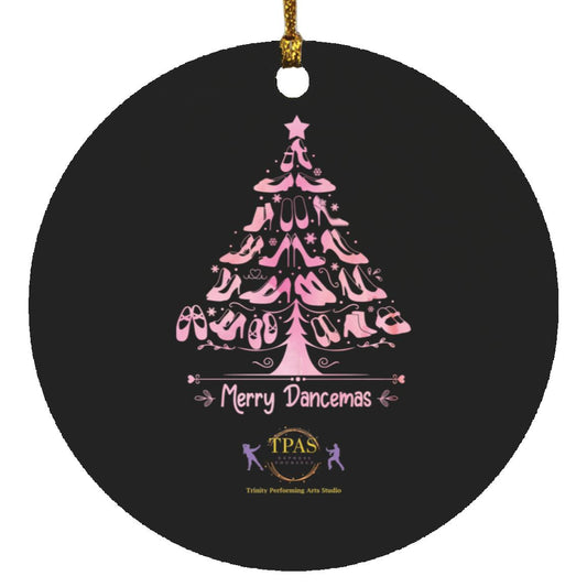 tpas christmas Merry Dancemas Tree Pink Ornament