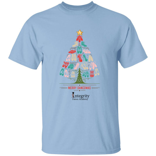 Integrity Dance Acdemy Merry Dancemas Shoe Tree Youth 100% Cotton T-Shirt