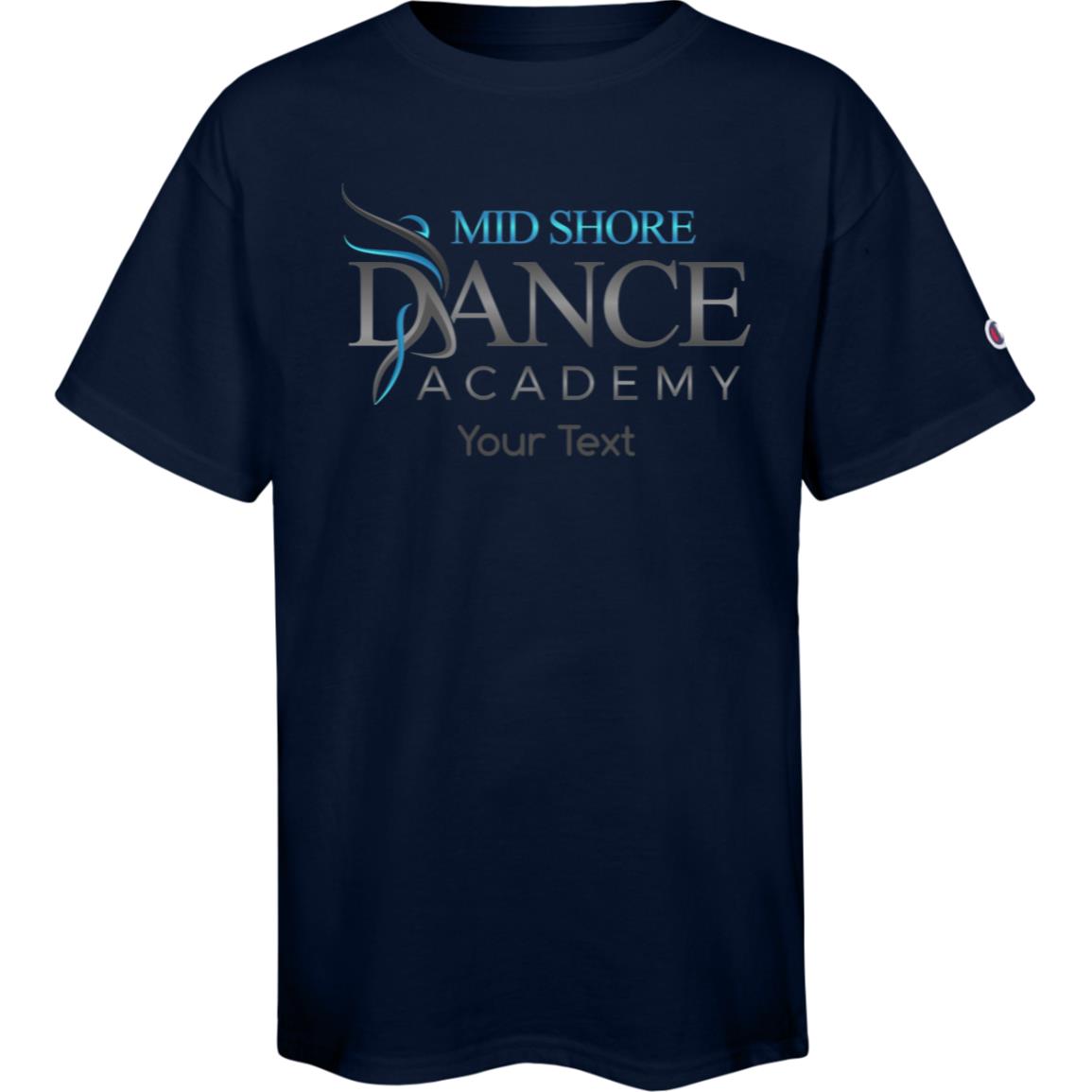 MSDA Personalized Youth Champion Short Sleeve Tee