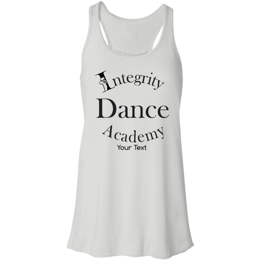 Integrity Dance Academy Personalized Flowy Racerback Tank