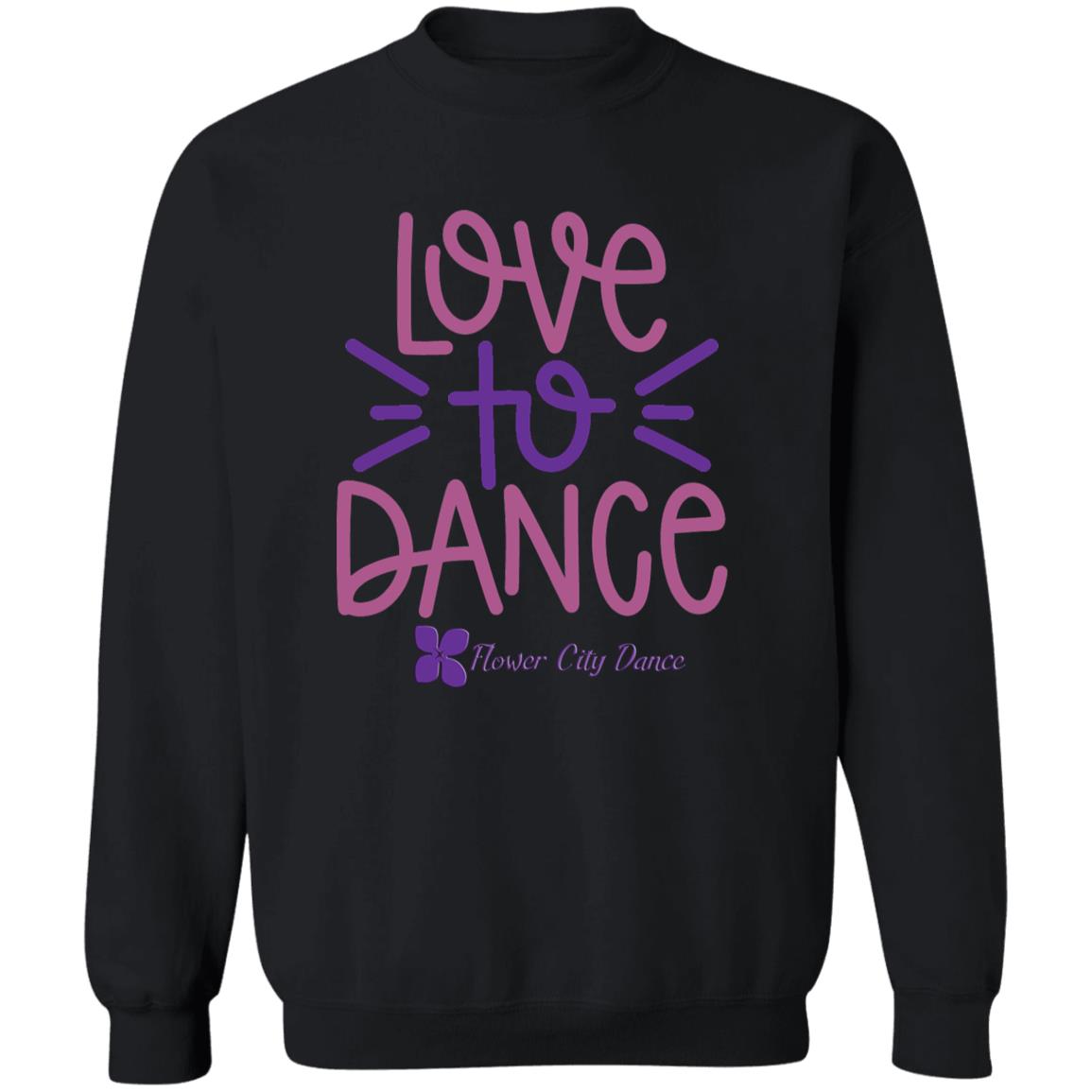 FCD Love To Dance SVG Cut File Crewneck Pullover Sweatshirt