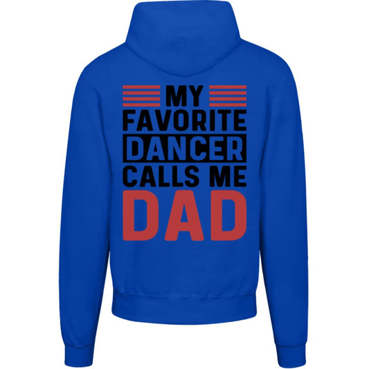 Spins Dance Dad Champion Powerblend Hoodie