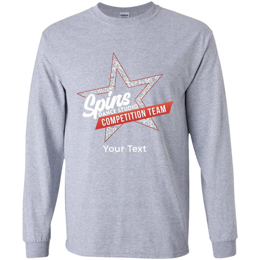 Spins Comp Team Personalized Youth Long Sleeve T-Shirt