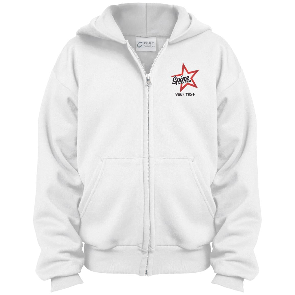Spins Youth Full Zip Hoodie - With Personalization