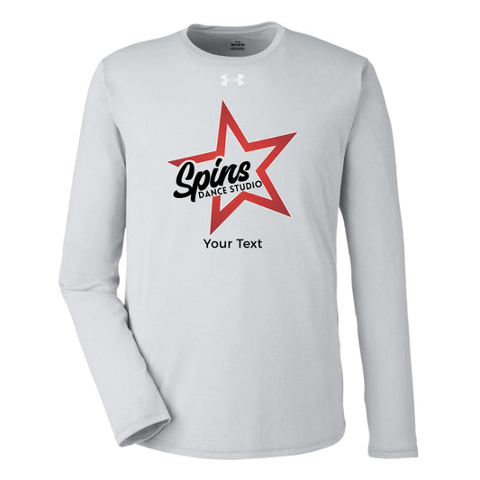 Spins Personalized Under Armour Team Tech Long Sleeve Tee