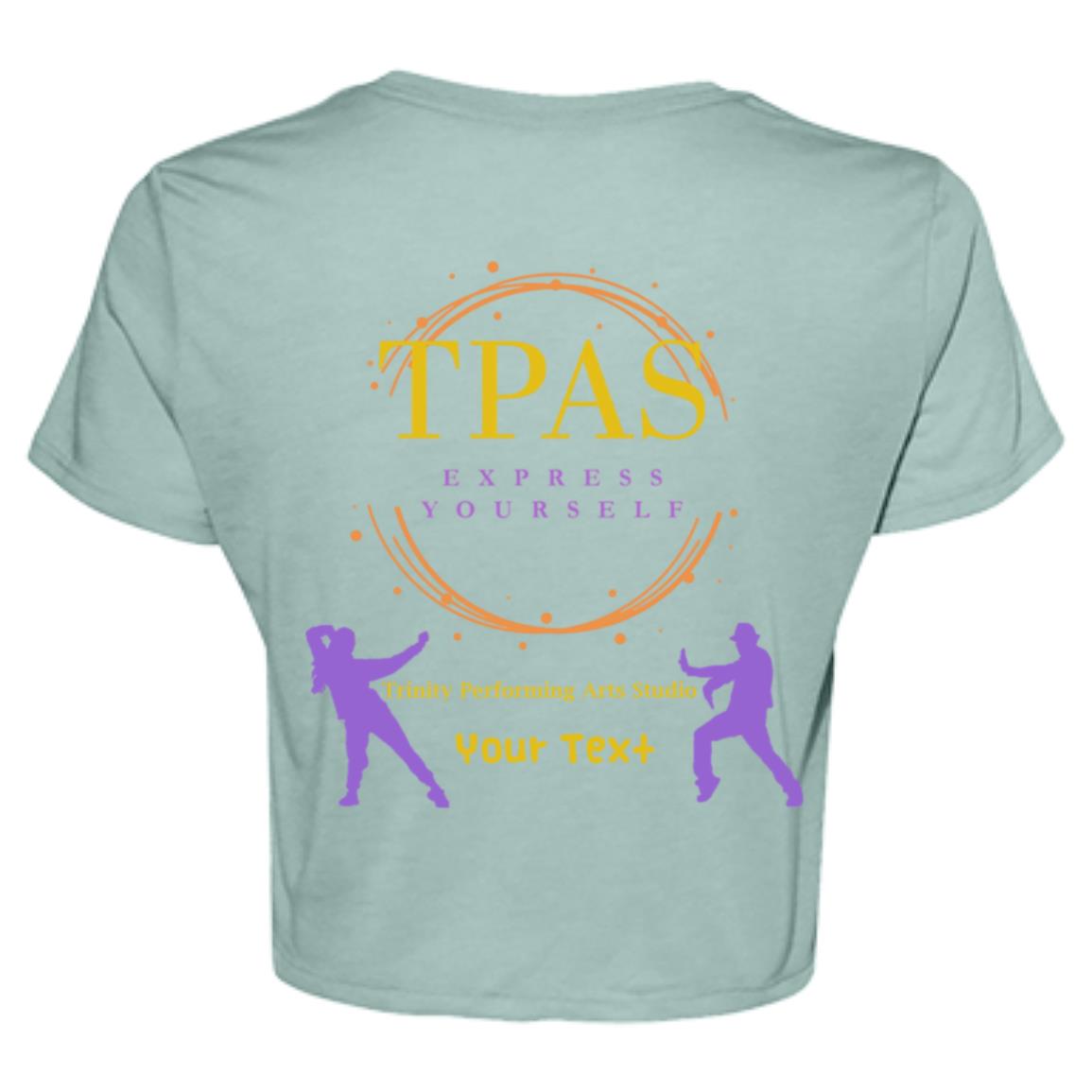 TPAS Ladies' Flowy Cropped Tee