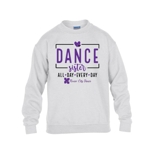 FCD Dance Sister Youth Heavy Blend Fleece Crew