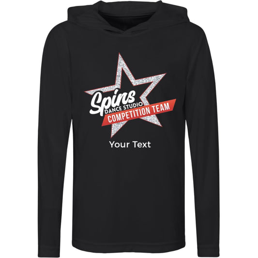 Spins Comp Team Personalized Youth Zone Hooded Tee