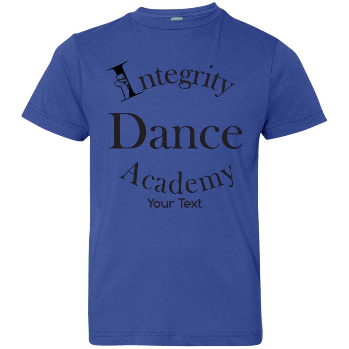 Integrity Dance Academy Personalized Youth Jersey T-Shirt