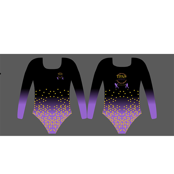 Tpas YOUTH Competition Team Long Sleeve Leotard