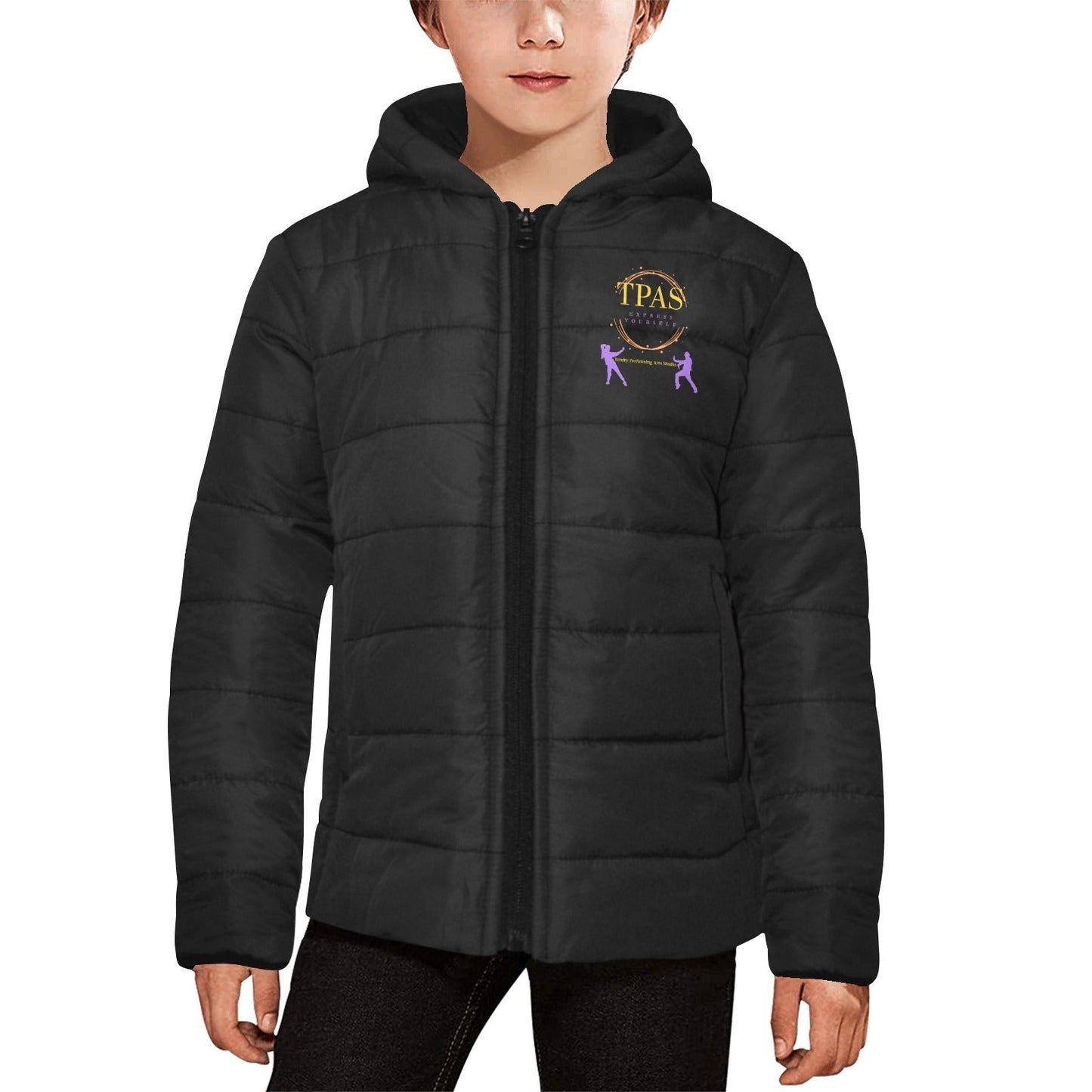 TPAS Kids' Padded Hooded Jacket