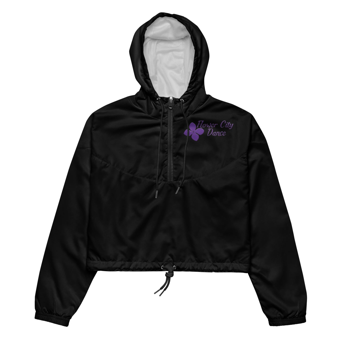 FCD Embroidered cropped windbreaker