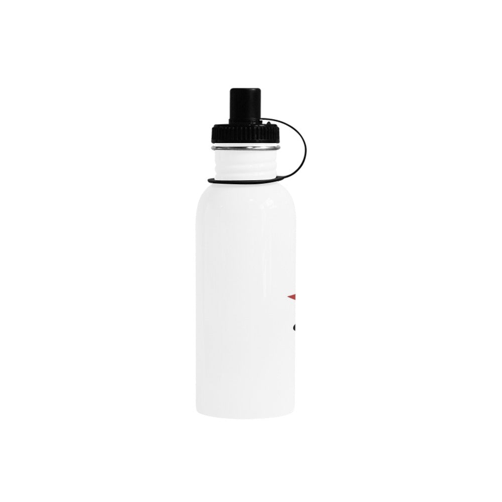 Spins 22oz Water Bottle Classic Sports Bottle (22 Oz)