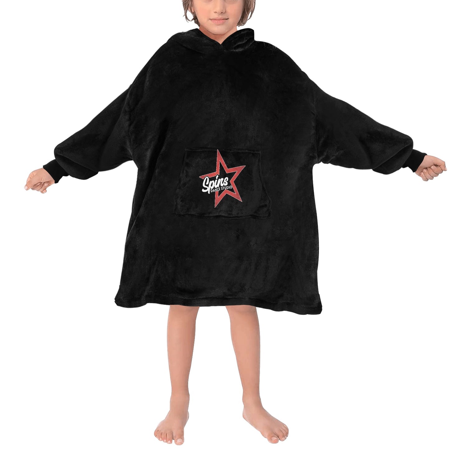 Spins Blanket Hoodie for Kids