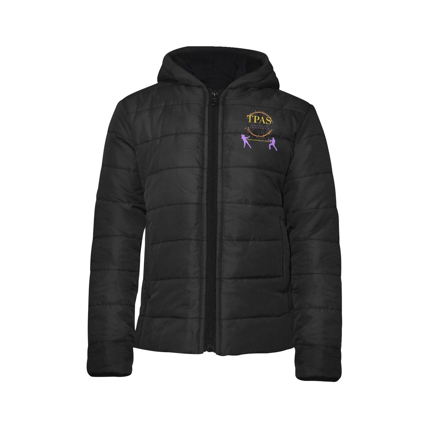 TPAS Kids' Padded Hooded Jacket