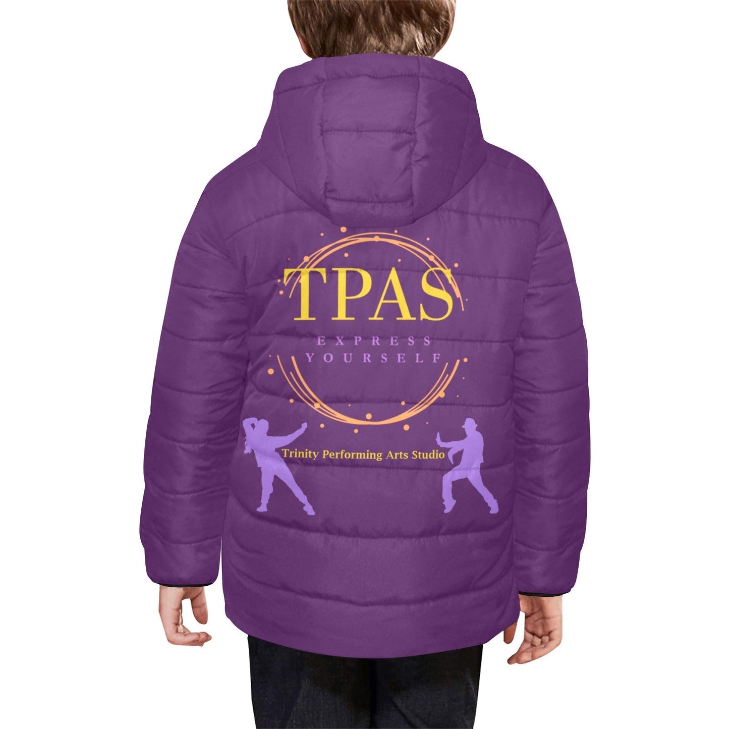 TPAS Kids' Padded Hooded Jacket