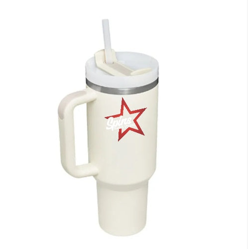 Spins Thermal Mug W/ Straw