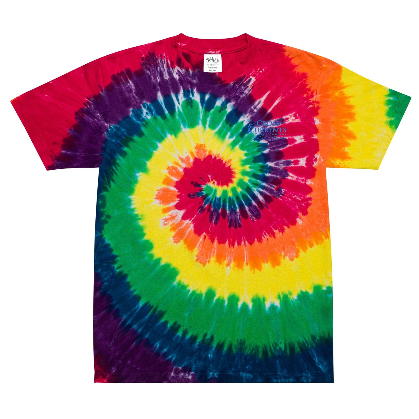 CCDC embroidered Oversized tie-dye t-shirt