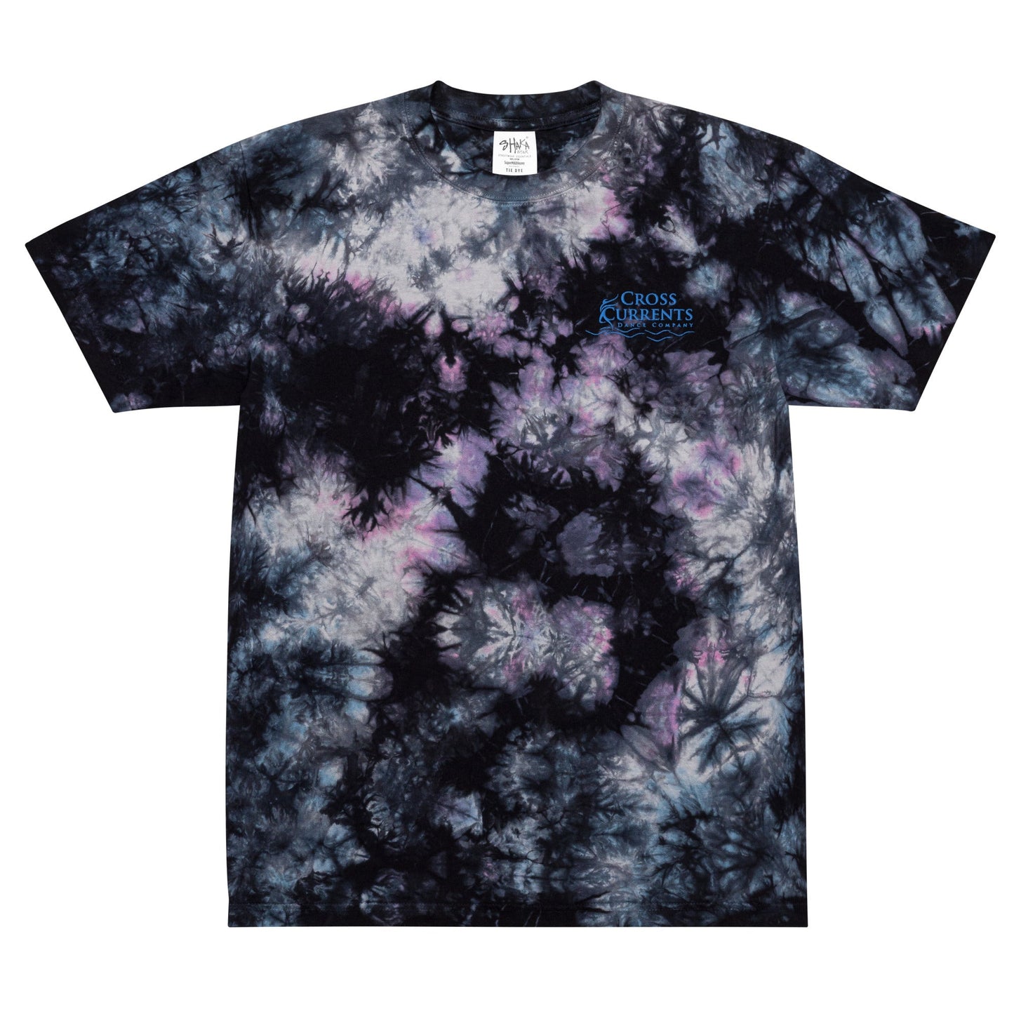 CCDC embroidered Oversized tie-dye t-shirt