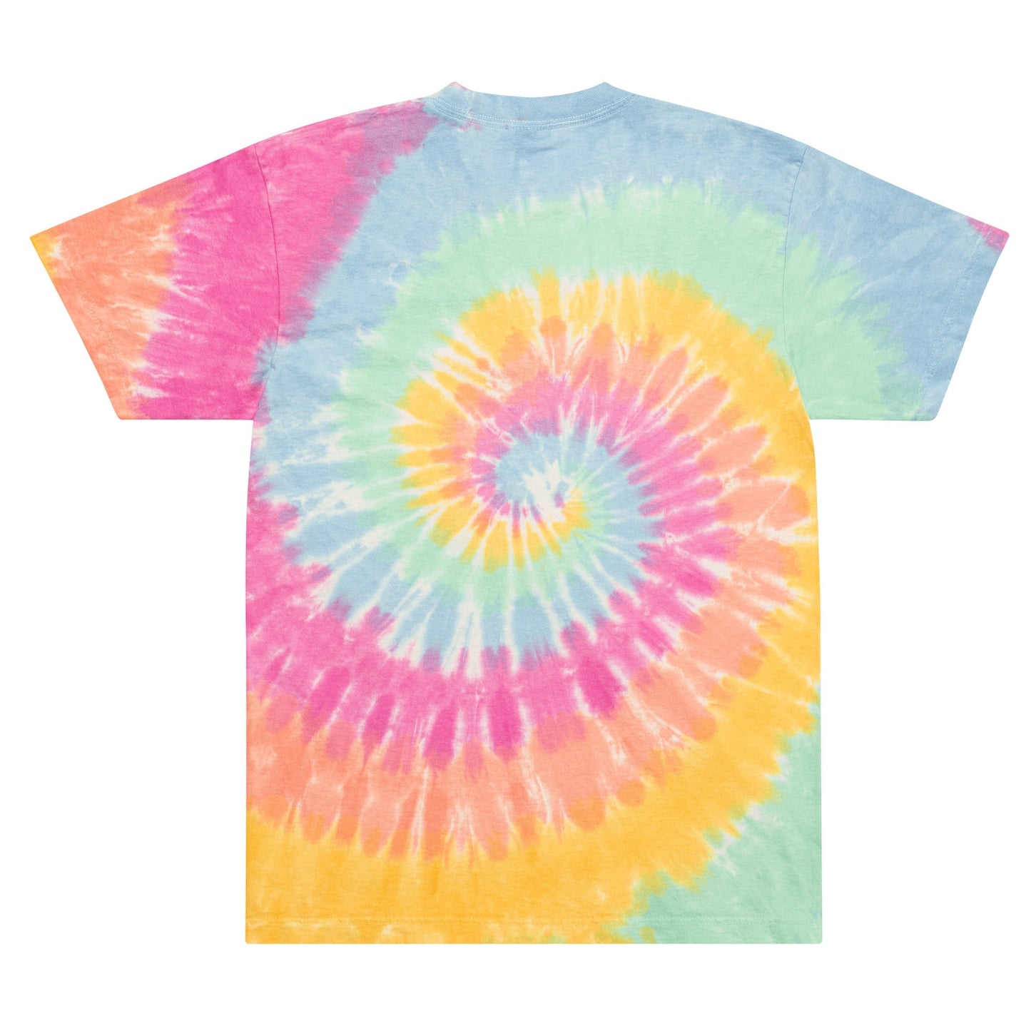 CCDC embroidered Oversized tie-dye t-shirt