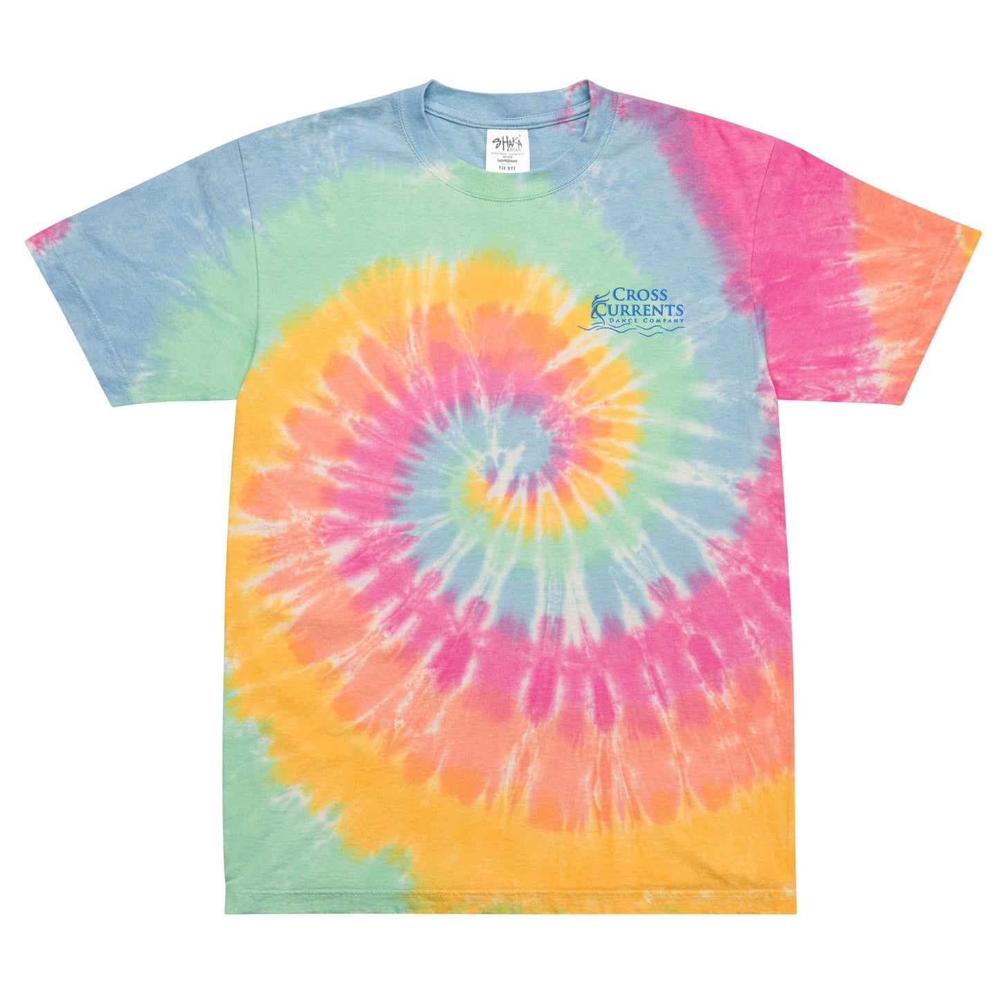 CCDC embroidered Oversized tie-dye t-shirt