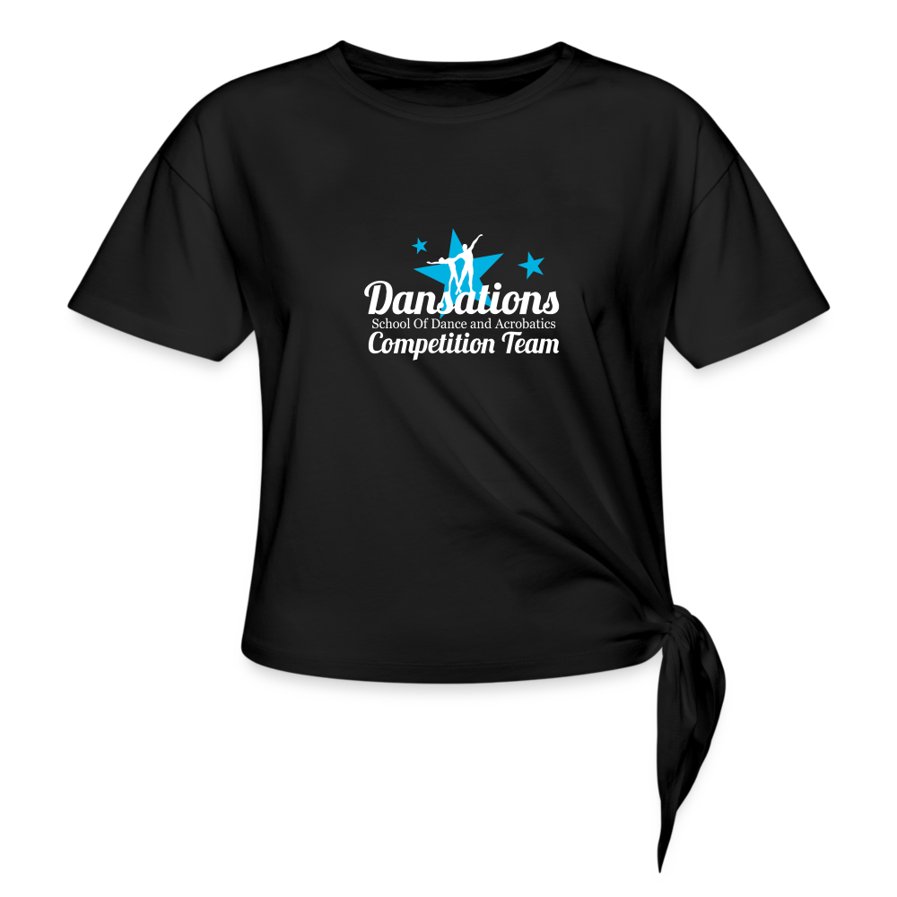 Dansations Competition Team Women's Knotted T-Shirt - black