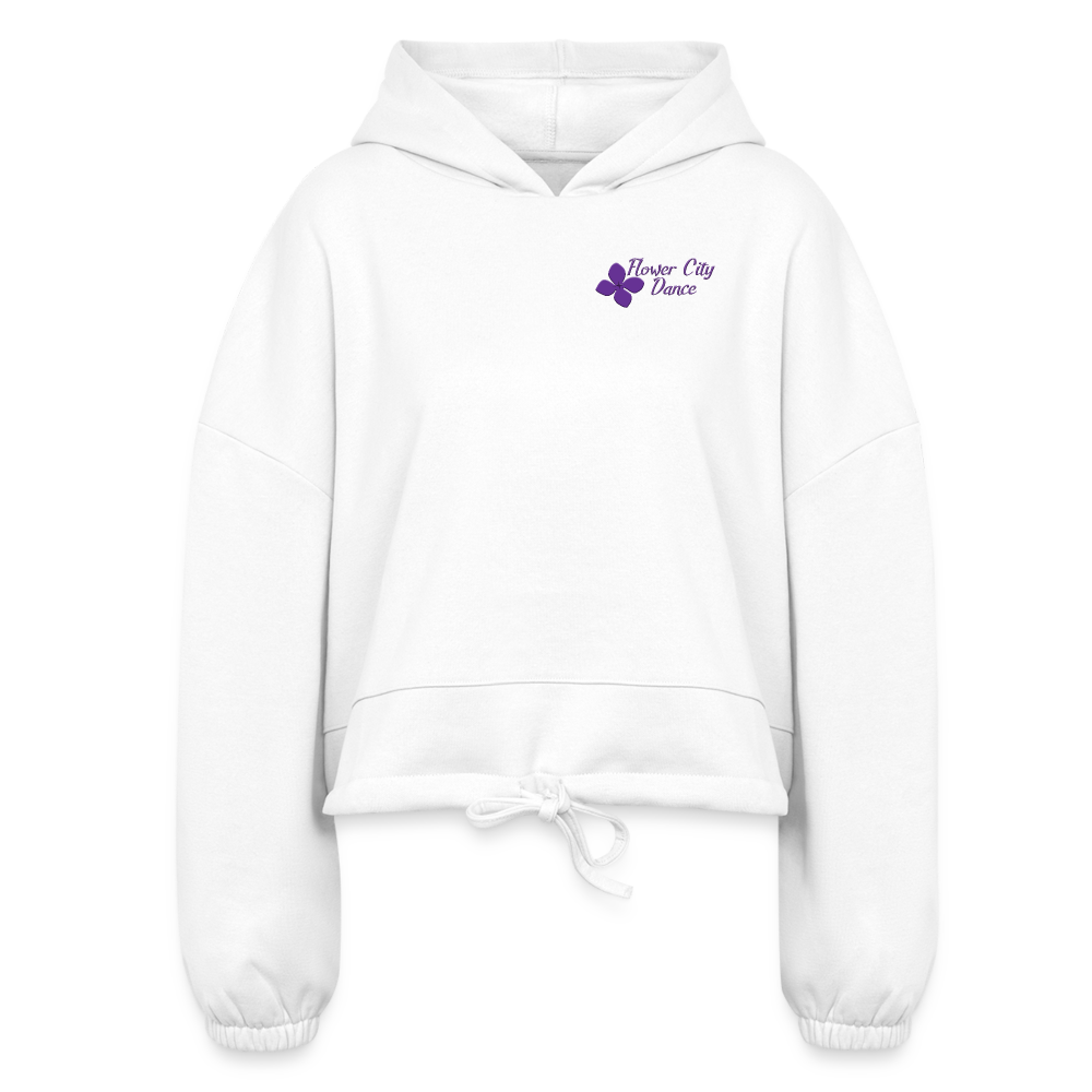 FCD Women’s Cropped Hoodie - white
