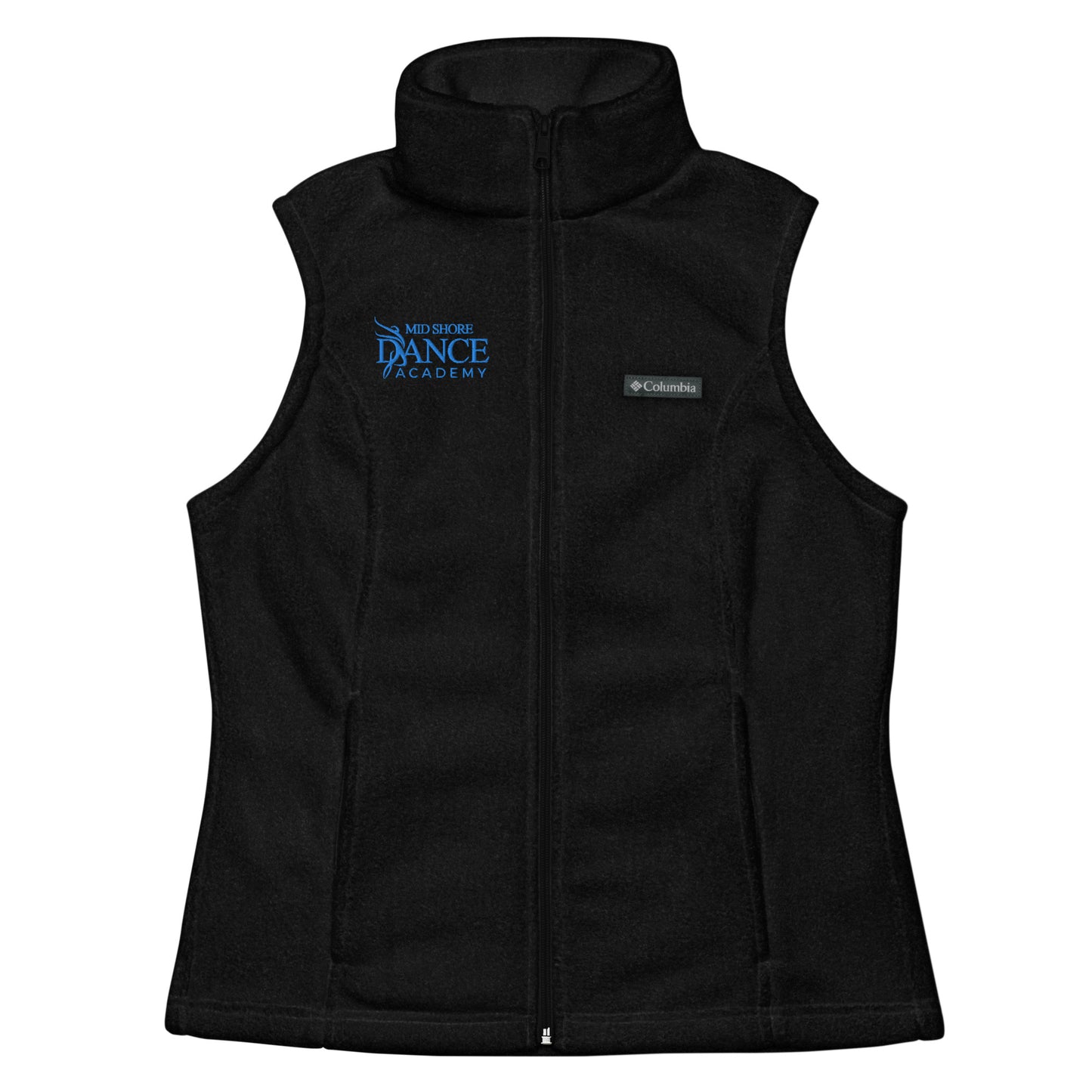 MSDA embroidered Columbia fleece vest