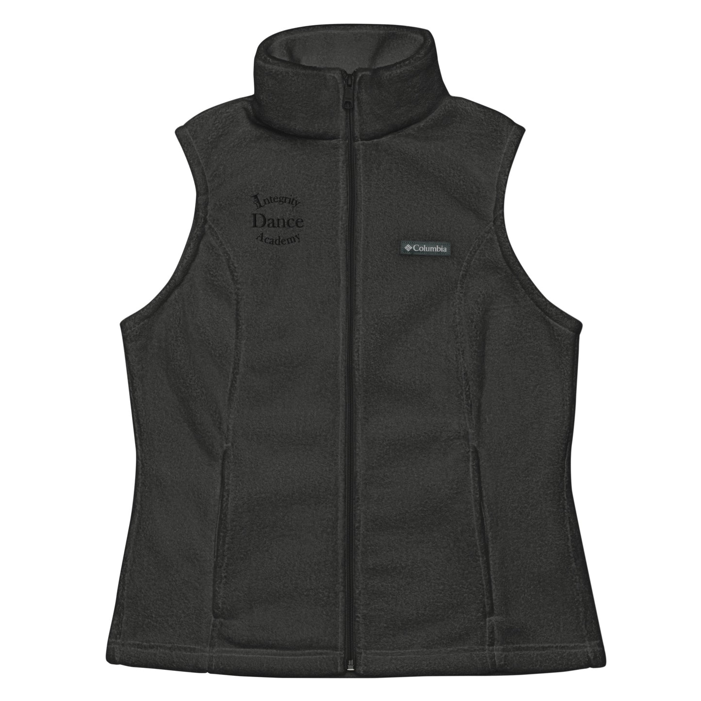 Integrity Dance Academy embroidered Columbia fleece vest